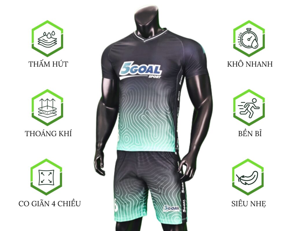 Đồ tập thể thao bóng đá 5GOAL SPORT