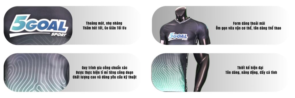 Đồ tập thể thao bóng đá 5GOAL SPORT