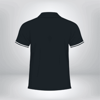 Áo polo thể thao 5GOALSPORT màu xanh đen phối trắng, thiết kế unisex phù hợp cho cả nam và nữ