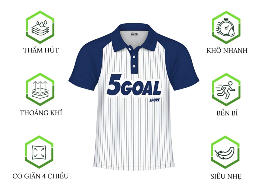 Áo POLO Thể Thao 5GOAL SPORT - 5GS