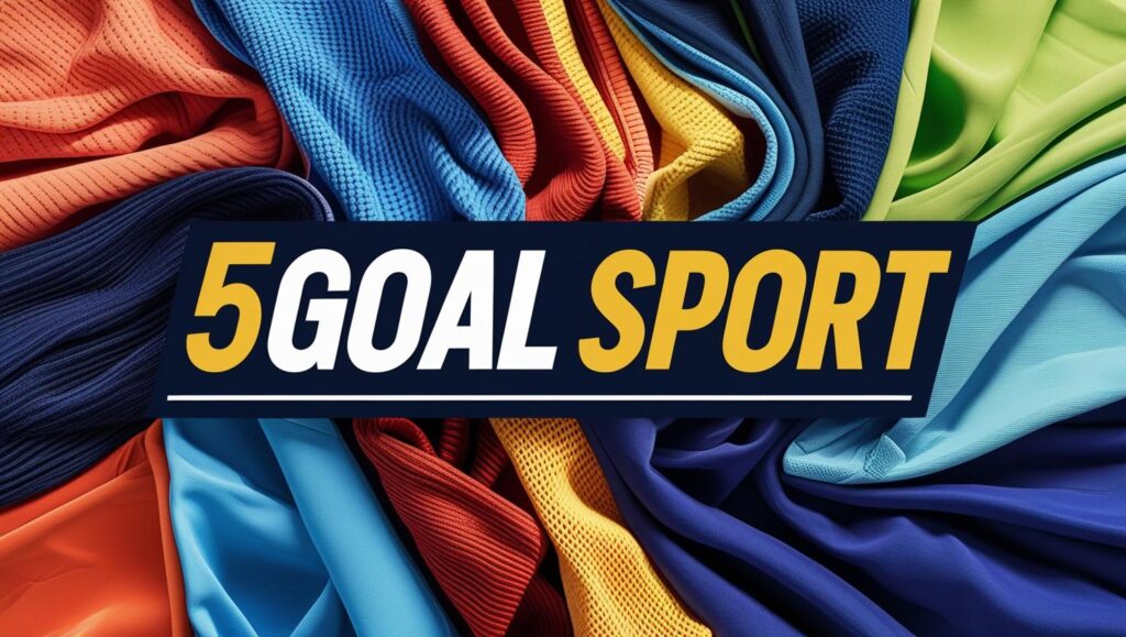 POSTER các loại vải trong thể thao, có chữ 5GOAL SPORT
