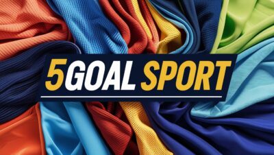 POSTER các loại vải trong thể thao, có chữ 5GOAL SPORT