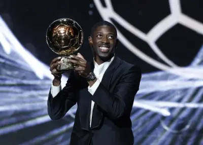 Dembele qua bong vang 2025